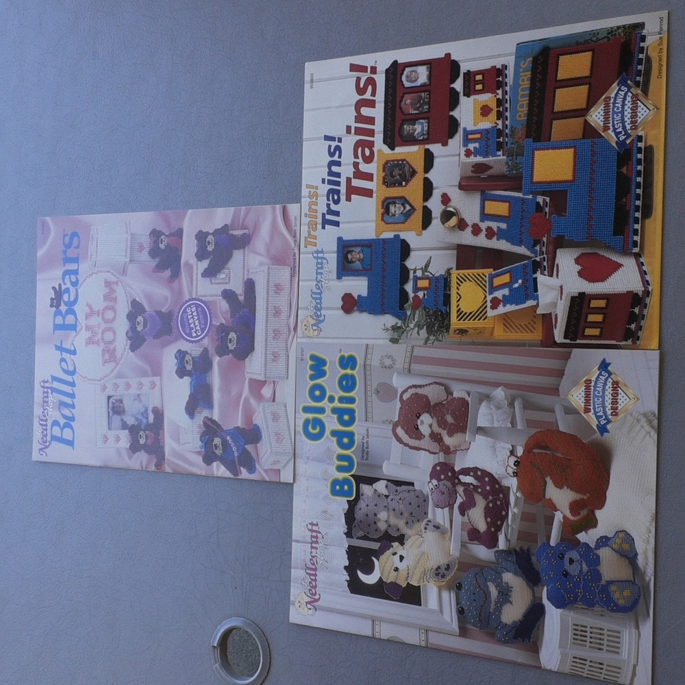COPY - Lot of 3 - The Needlecraft Shop pattern booklets